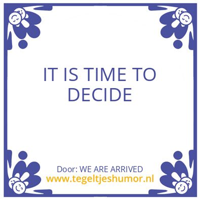 Tegeltje: AL IS WELL