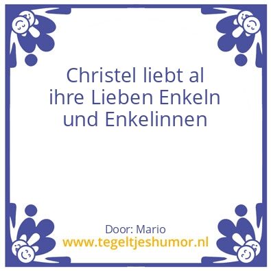 Tegeltje: spreuk