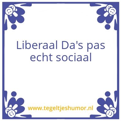Tegeltje: VVD LU