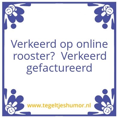 Tegeltje: cursad tegeltje