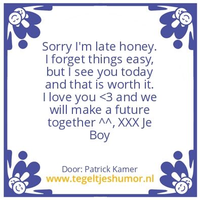 Tegeltje: Yep
