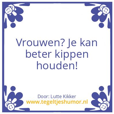 Tegeltje: Vrouwen