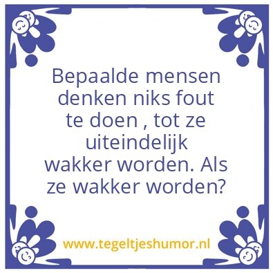 Tegeltje: Wijze lessen