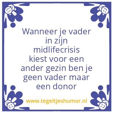 Tegeltje: Vader