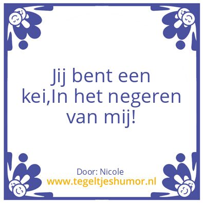 Tegeltje: Negeer modus on