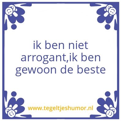 Tegeltje: ..