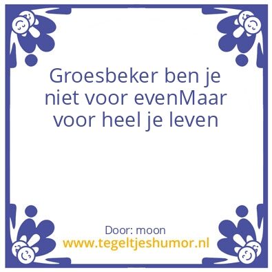 Tegeltje: Groesbeek