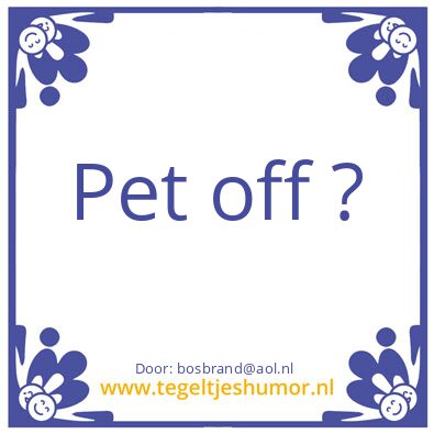 Tegeltje: Jeroen