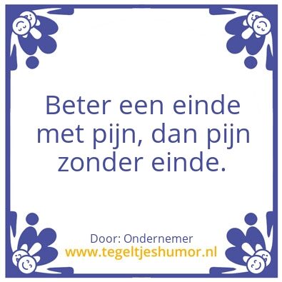 Tegeltje: Besluitvaardig