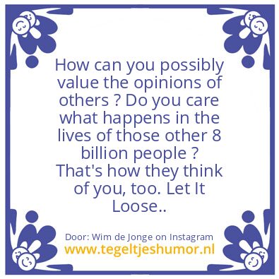 Tegeltje: New Day, New Thouths