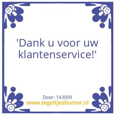 Tegeltje: tegel