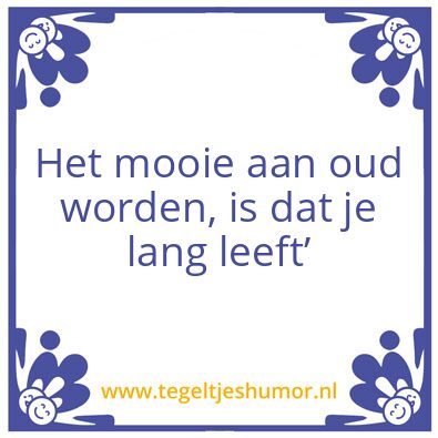 Tegeltje: Jarig