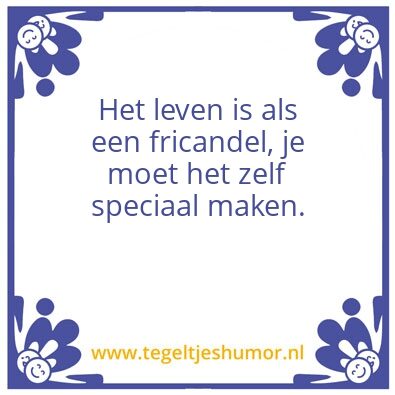 Tegeltje: Speciaal