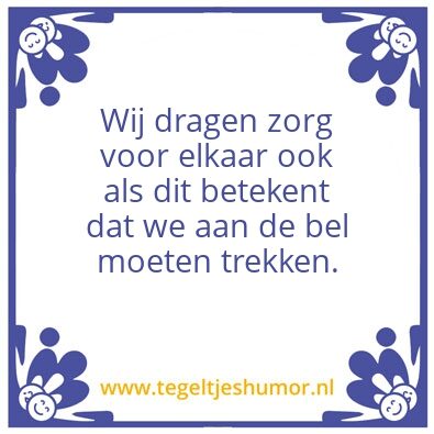Tegeltje: Horn