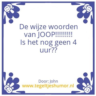 Tegeltje: Lache