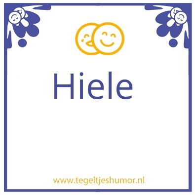 Tegeltje: Mop