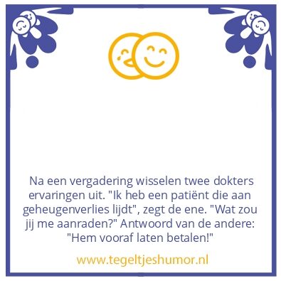 Tegeltje: Vergadering