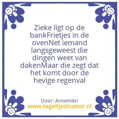 Tegeltje: Marije’s gedicht