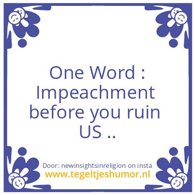 Tegeltje: We are not  Good !.