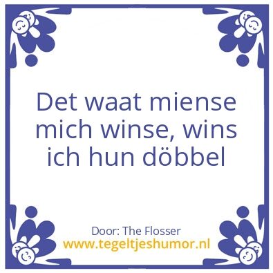 Tegeltje: overige