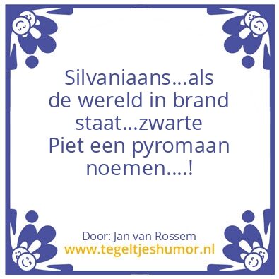 Tegeltje: Silvaniaans