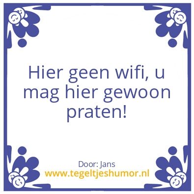 Tegeltje: .