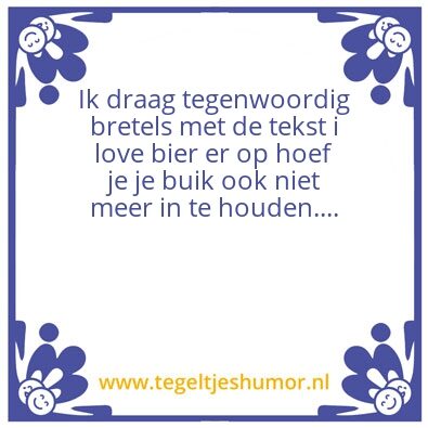 Tegeltje: Buik