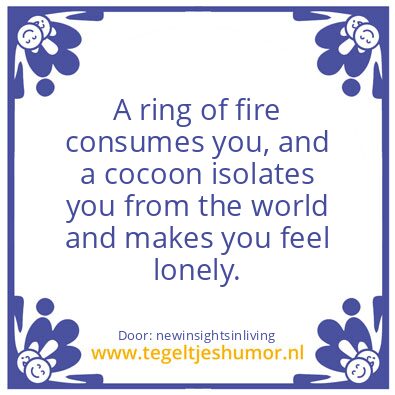 Tegeltje: A ring of fire