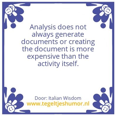 Tegeltje: Analysis