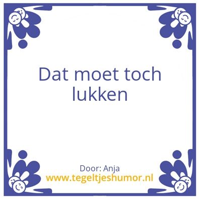 Tegeltje: Motto 2020