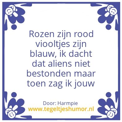 Tegeltje: Aliens