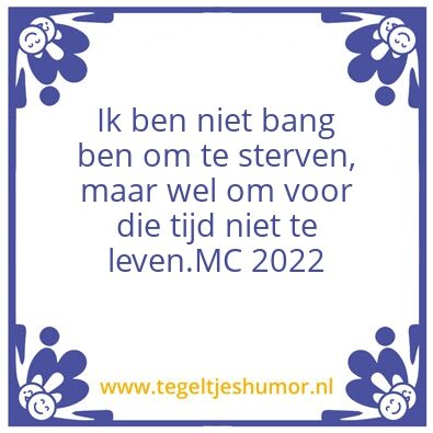Tegeltje: Mc