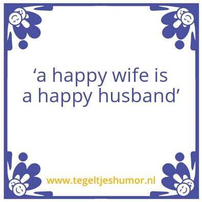 Tegeltje: Een wijze les