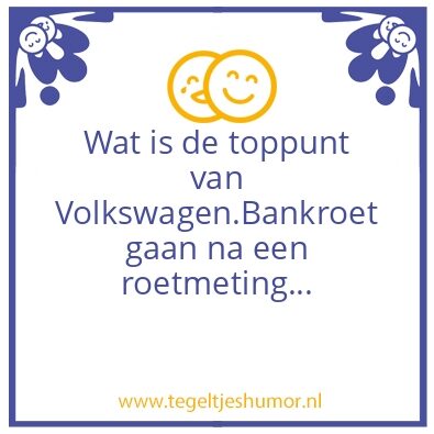 Tegeltje: Volkswagen
