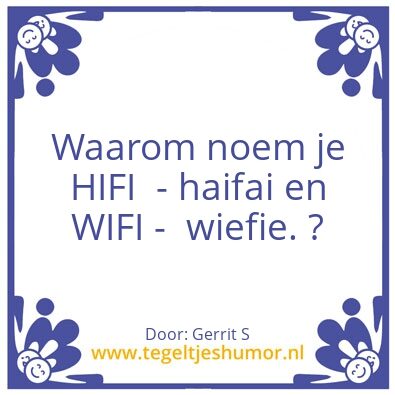Tegeltje: Ik ben Gerrit