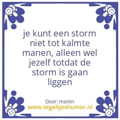 Tegeltje: martin
