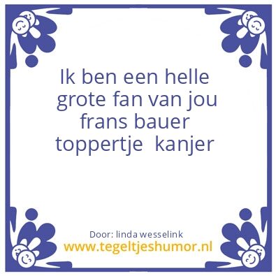 Tegeltje: Leuk