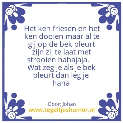 Tegeltje: Johan