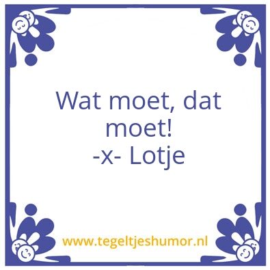 Tegeltje: Lotje