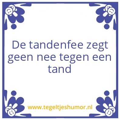 Tegeltje: Fee