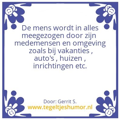Tegeltje: Ik ben Gerrit.