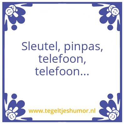 Tegeltje: Balans