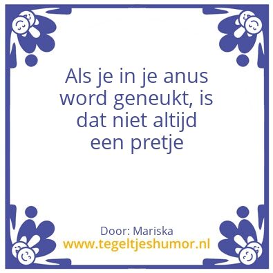 Tegeltje: 1