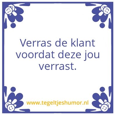 Tegeltje: Aandacht