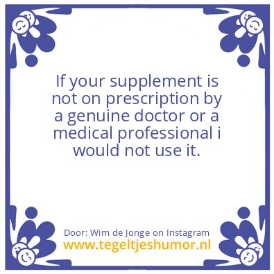 Tegeltje: your supplement