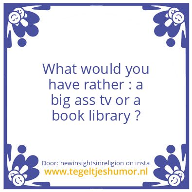 Tegeltje: Rather ?
