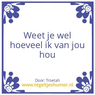 Tegeltje: Liefde