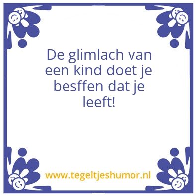 Tegeltje: LEEF