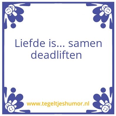 Tegeltje: Liefde