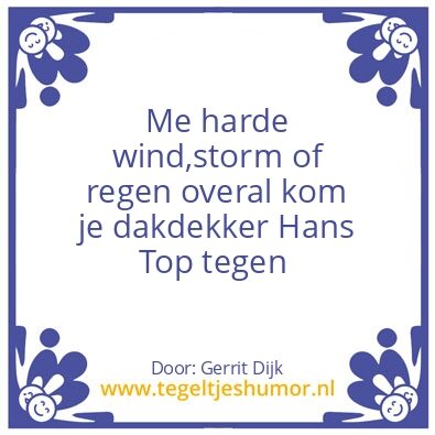 Tegeltje: Gerrit Dijk